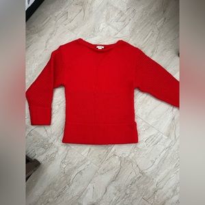 Helmut Lang Red wool sweater
